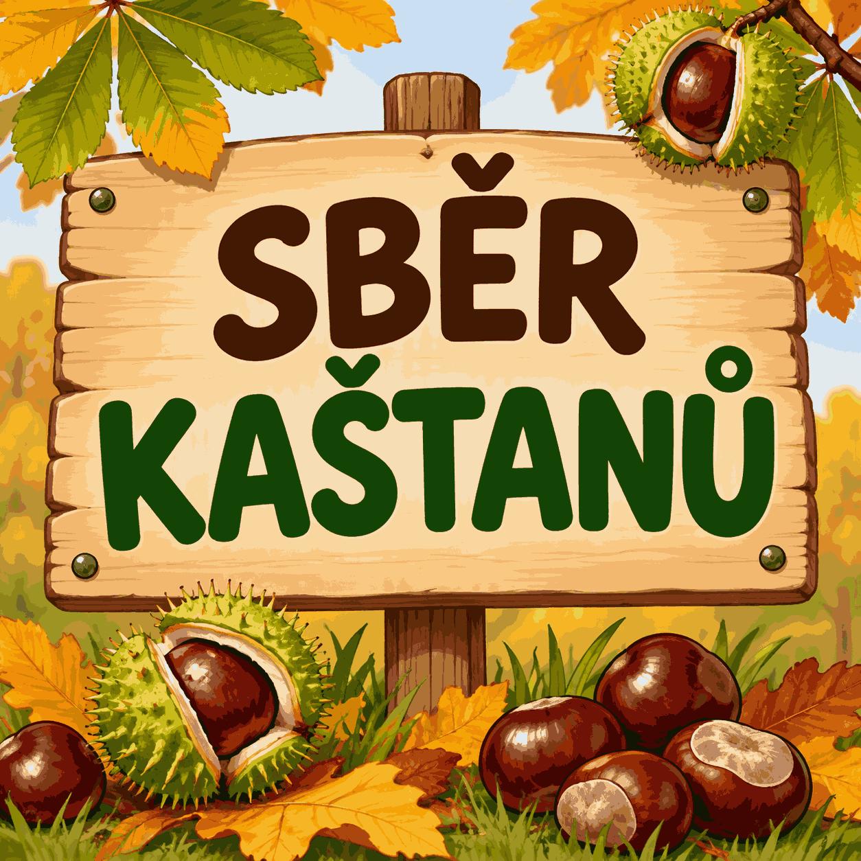 Sběr kaštanů je tu!