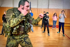 Děti trénovaly základy sebeobrany_